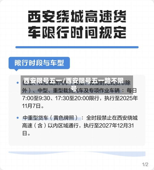 西安限号五一/西安限号五一路不限号
