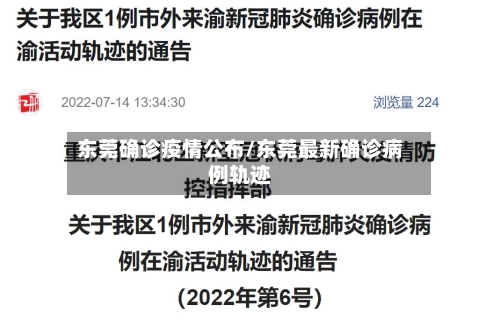 东莞确诊疫情公布/东莞最新确诊病例轨迹-第2张图片