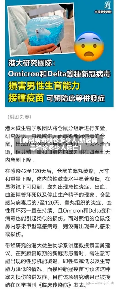 【新冠病毒确诊多少人,新冠病毒确诊多少人死亡】-第2张图片