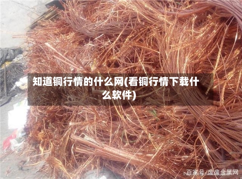 知道铜行情的什么网(看铜行情下载什么软件)