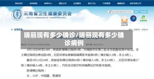瑞丽现有多少确诊/瑞丽现有多少确诊病例
