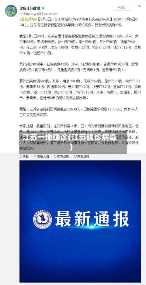 江苏一地确诊(江苏确诊病毒)-第1张图片