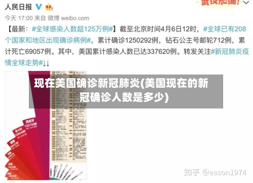 现在美国确诊新冠肺炎(美国现在的新冠确诊人数是多少)-第1张图片