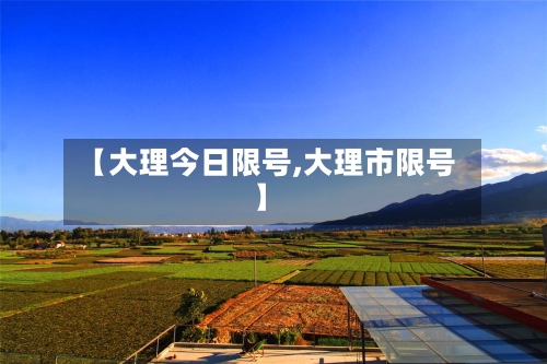 【大理今日限号,大理市限号】