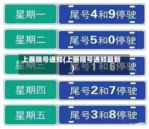 上蔡限号通知(上蔡限号通知最新)