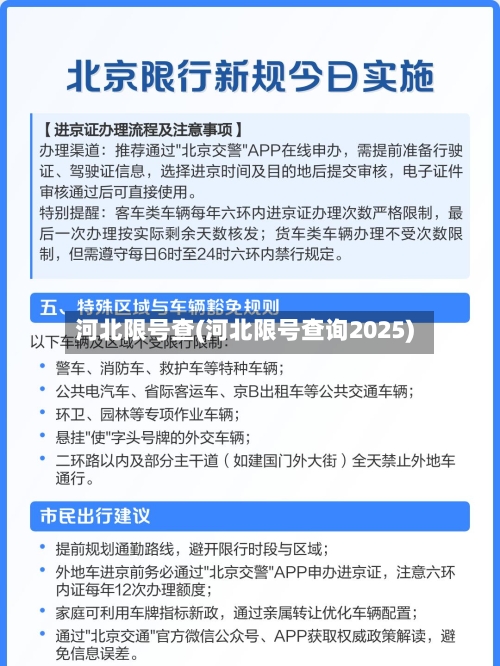 河北限号查(河北限号查询2025)-第2张图片