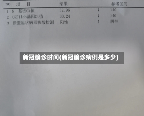 新冠确诊时间(新冠确诊病例是多少)-第2张图片
