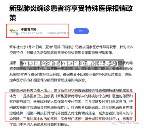 新冠确诊时间(新冠确诊病例是多少)