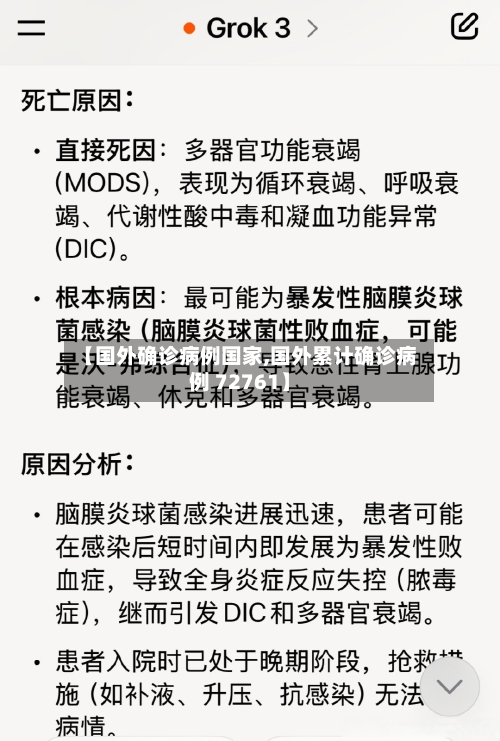 【国外确诊病例国家,国外累计确诊病例 72761】