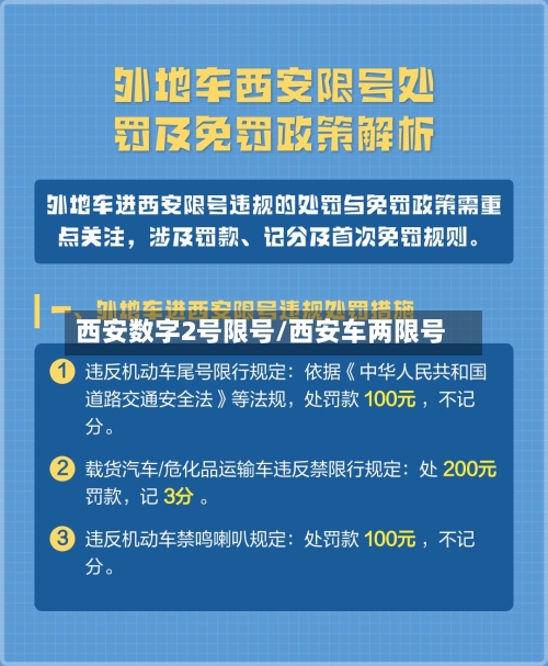 西安数字2号限号/西安车两限号-第2张图片